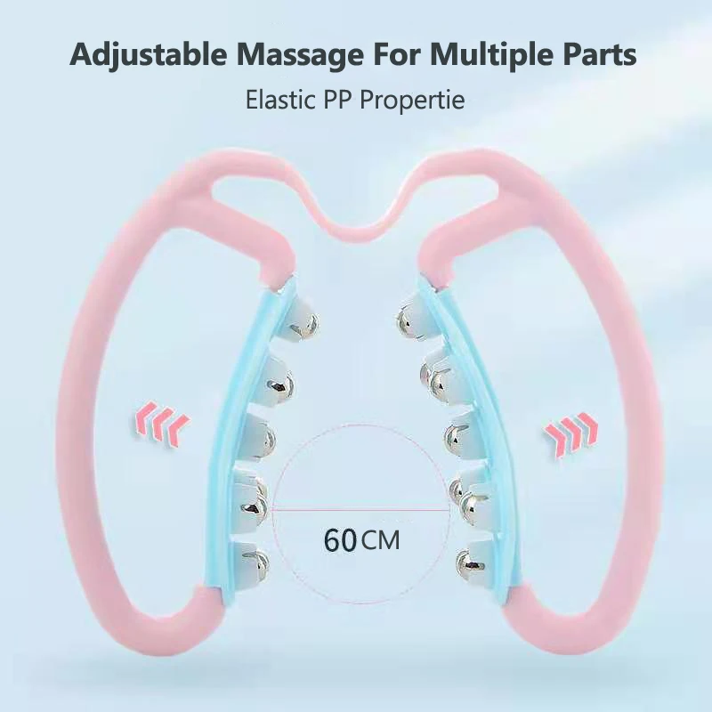 Annular Roller Massager Leg Ring Leg Clamp Weight Loss Relax Muscle Beautiful Legs Elimination Trainer Home Fitness Equipment