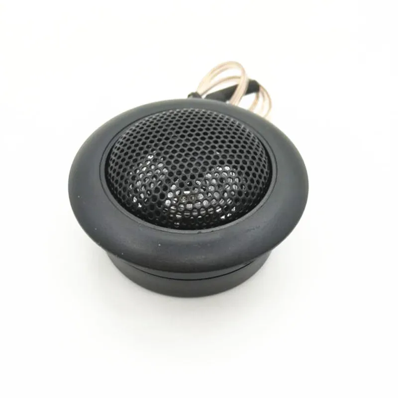 2pcs 1 Inch Silk Dome Car Tweeters 4 Ohm Full Set Wide Frequency Range Small Treble Head High Efficiency Auto Speake