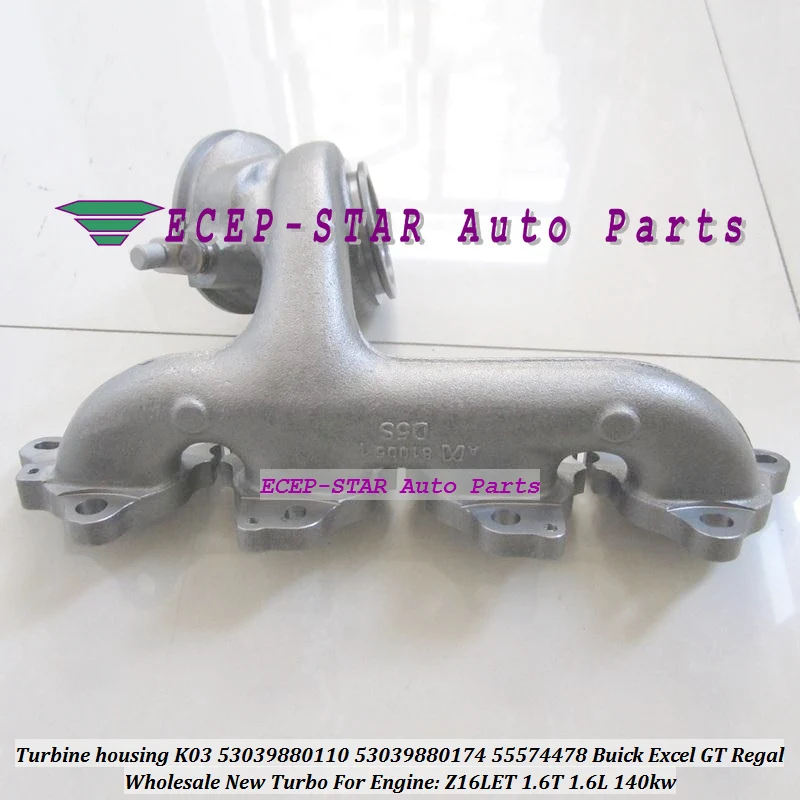 

Turbine housing K03 174 53039880174 53039700174 5304-970-0174 5304-988-0174 5304 970 0174 5304 988 0174 Z16LET 1.6T 1.6L