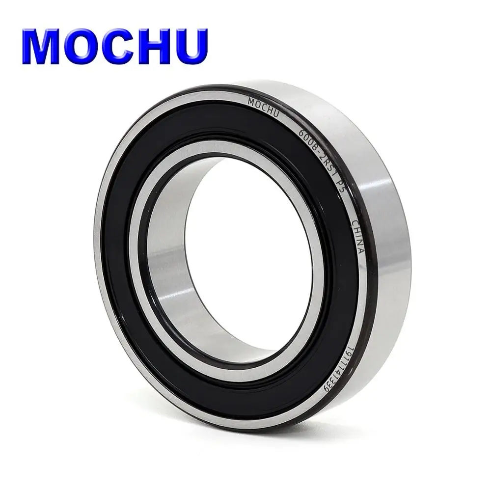 

MOCHU 6008-2RS1 P5 40X68X15 6008 Bearing 6008RS 6008-2RS ABEC-5 Single Row Deep Groove Ball Bearings Metric