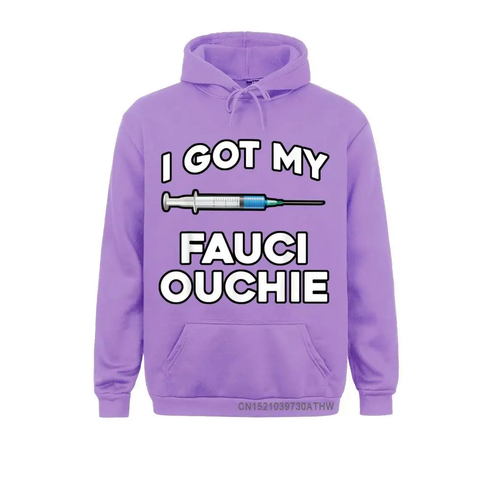 I Got My Fauci Ouchie Funny Pro Vaccine Im Vaccinated Men Sweatshirts Hoodies 2021 Fashion Winter Hoods Comfortable