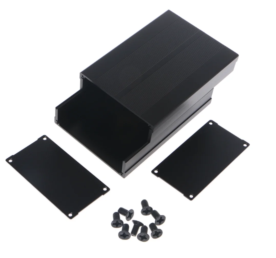 1  Set 150x105x55mm DIY Aluminum Enclosure Case Electronic Project PCB Instrument Box