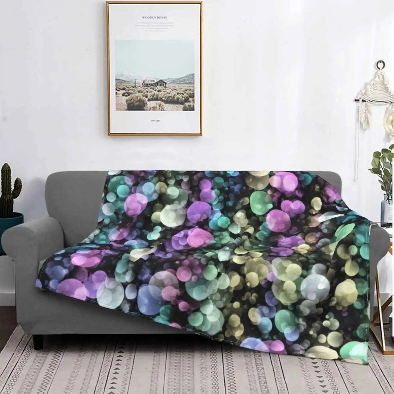 

Colorful Circles Bokeh Background 40 Creative Design Comfortable Flannel Blanket Pattern Bokeh Abstract Luxury Bokeh Glam