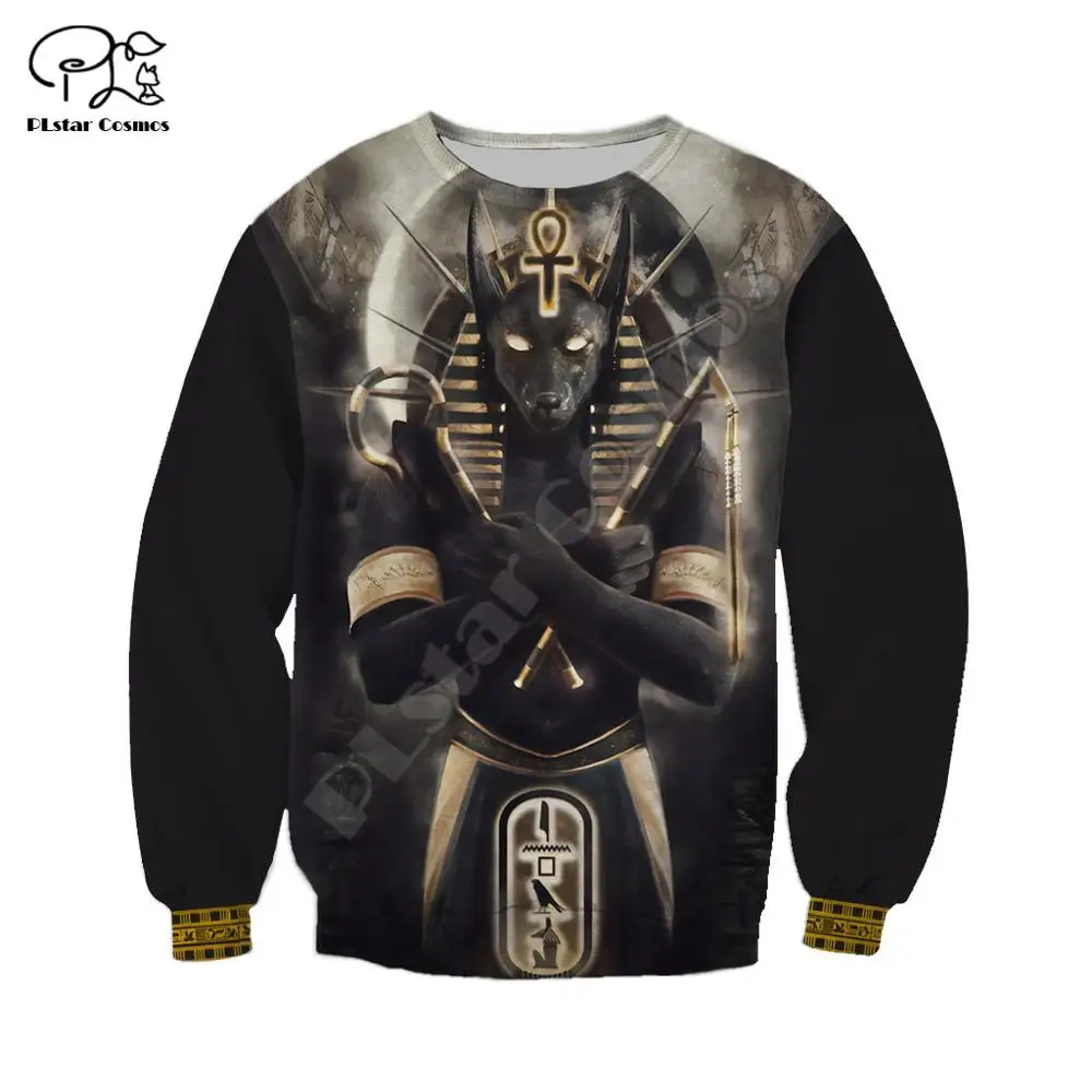 PLstar Cosmos Horus Egyptian God Eye of Egypt Pharaoh Anubis Ancient Egypt 3DPrint Zipper/Hoodies/Sweatshirt/Jacket/Men/Women s6