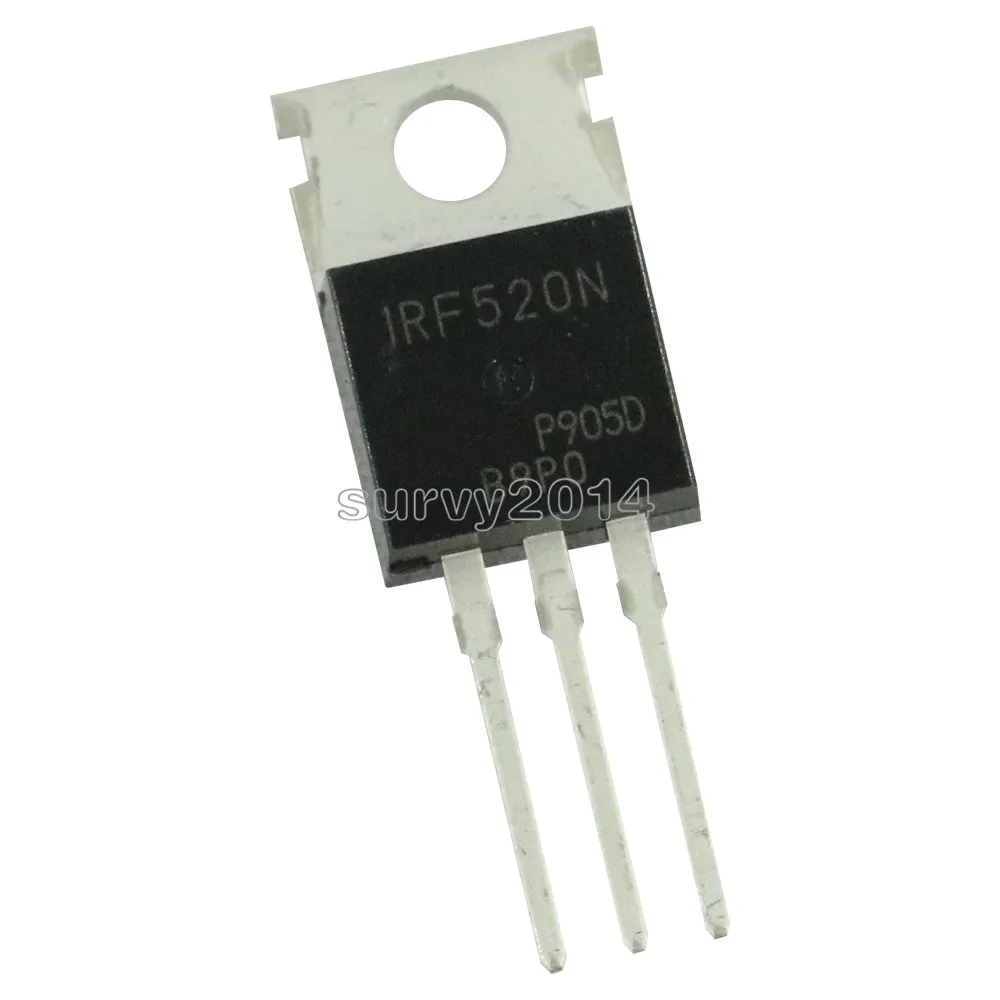 5 قطعة IRF520 IRF520N N-قناة HEXFET السلطة MOSFET جديد نوعية جيدة