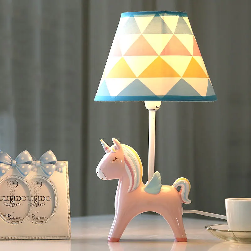 

Cartoon Unicorn Table Lamps for Living Room Children's Room Desk Lamp Bedroom Kids Baby Night Light Holiday Gifts Bedside Lights