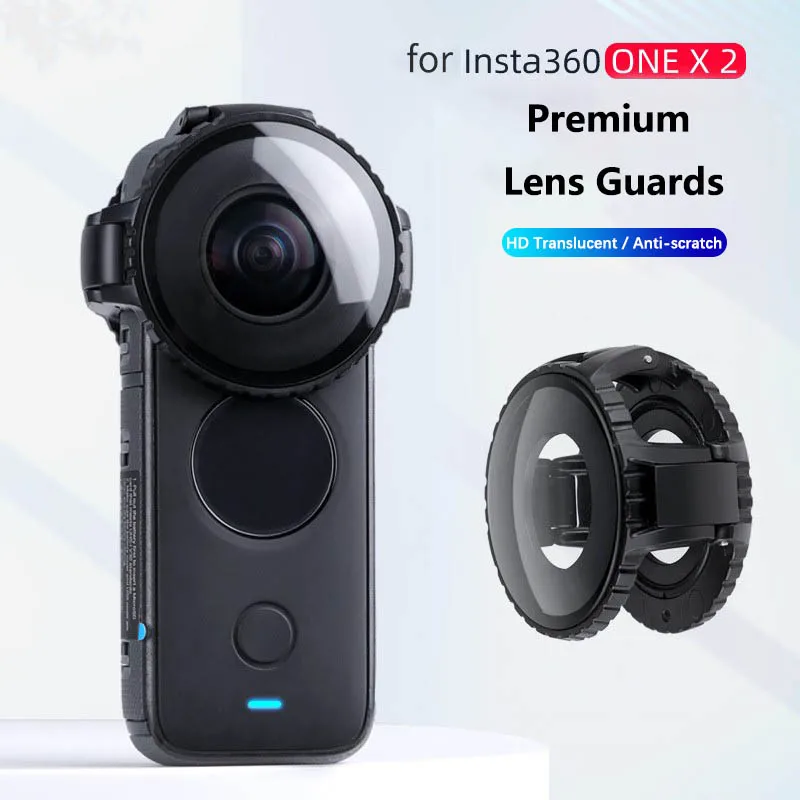 

Newest Insta360 One X2 Premium Lens Guards Complete Protection Upgrade Screen Lens Cap Cover