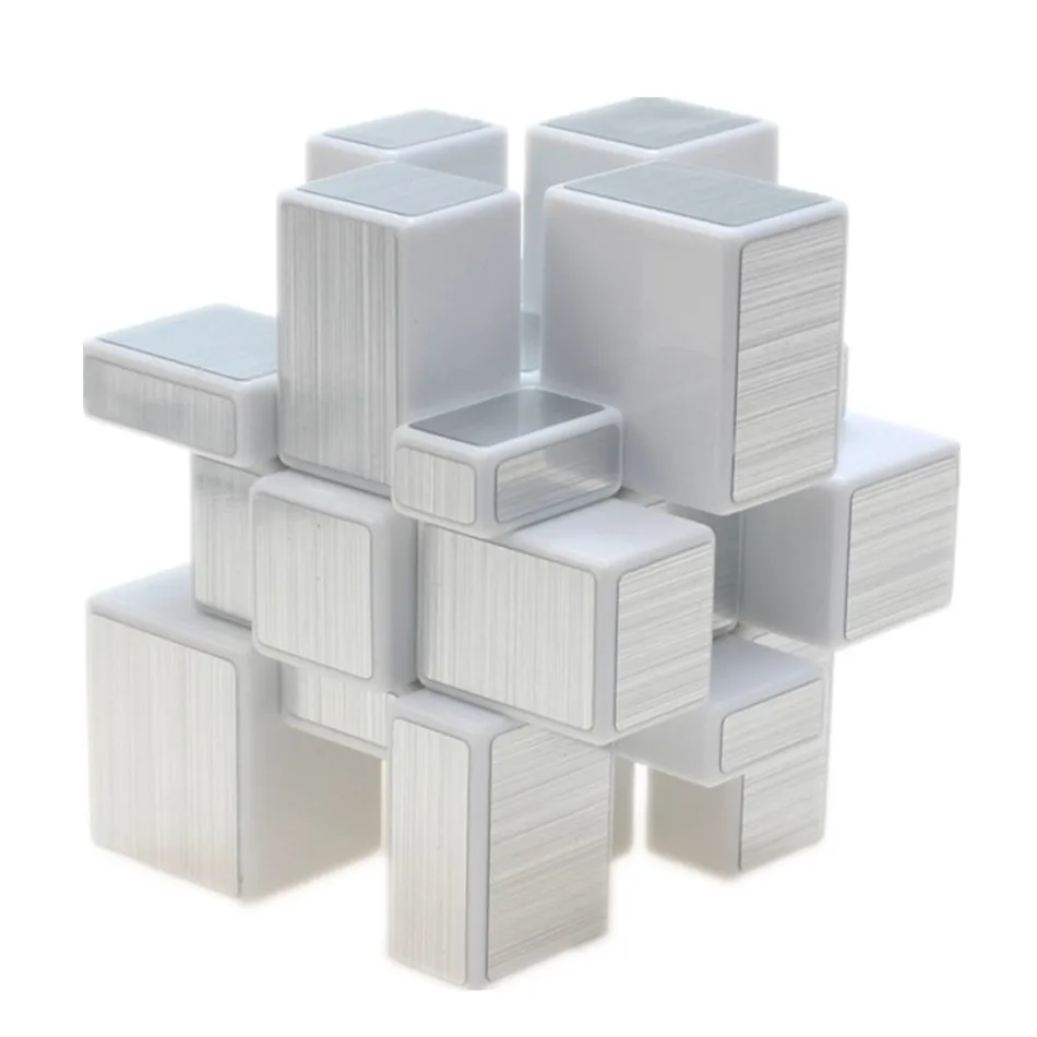 Shengshou 3X3 Spiegel Magische Kubus Professionele 3X3X3 Gouden & Zilveren Cubo Magico Puzzel Snelheid Klassiek Speelgoed