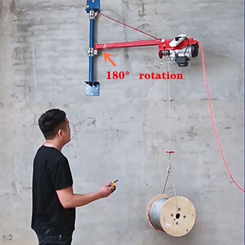 Specjalne naścienne trójkątne wspornik dla mikro wciągnik elektryczny 180 stopni wspornik żurawia