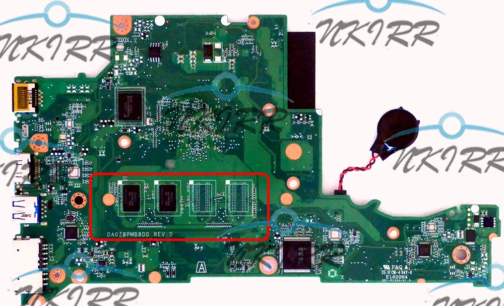 Imagem -02 - Placa-mãe Acer Aspire sem Radiador Da0z8pmb8d0 Z8p Nbshx1100m Nbfhq1100m N3350 Emmc 32gb 2gb Ddr3l A11431 N17q4