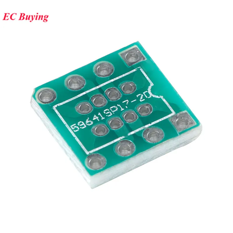 10PCS DIP8 SOP8 Transfer Board Adapter PCB Pinboard DIP8 to SMD DIP Pin IC Test Plate 1.27mm Turn 2.54mm Converter Socket