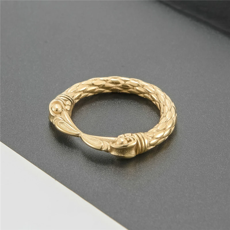 Nordic Viking Jewelry Hip hop Solid Stainless Steel Eagle Beak Ring Men Boy Rings Birthday Party Gift For Boyfriend Dropshipping