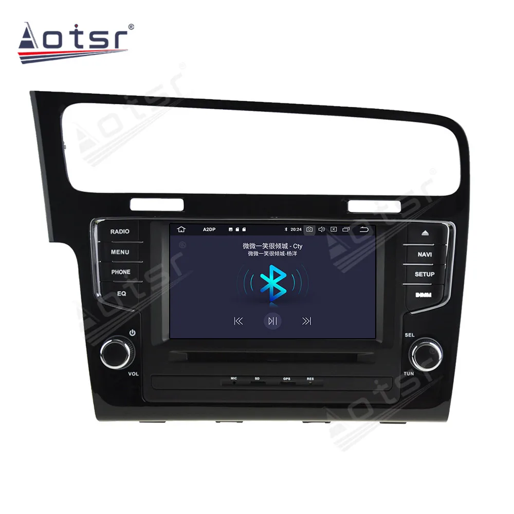 64GB Carplay Multimedia Stereo Android Player For VW GOLF 7 2013 2014 2015 2016 2017 2018 GPS BT Audio Radio Receiver Head Unit