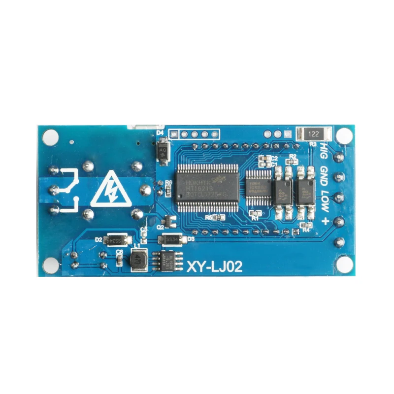 6-30V Micro USB Digital LCD Display Time Delay Relay Module Control Timer Switch Trigger Cycle Module XY-LJ02