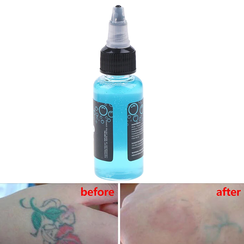 New Arriva 1 x Bottle 40ml Tattoo Blue Soap Blue Soap Cleaning Soothing Solution Tattoo Studio Supply tool