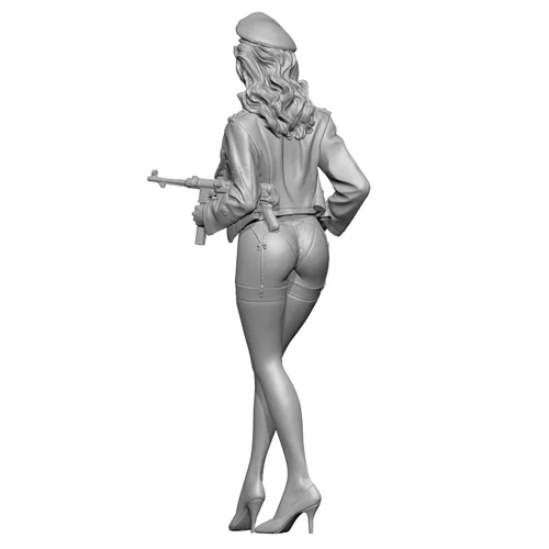 1/35 Resin Model Figure GK, Unassembled and unpainted kit