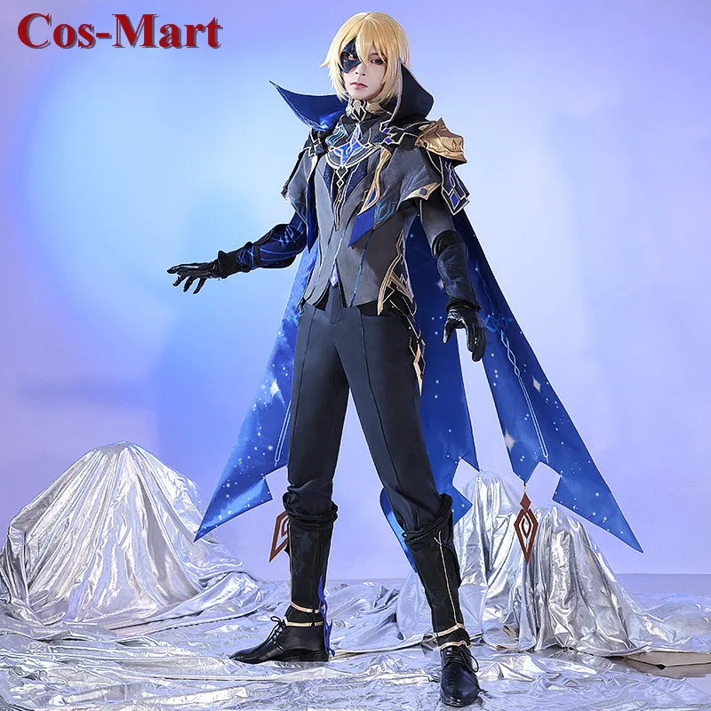 

Cos-Mart Game Genshin Impact Dainsleif Cosplay Costume Handsome Battle Uniform Full Set Unisex Activity Party Role Play Clothing