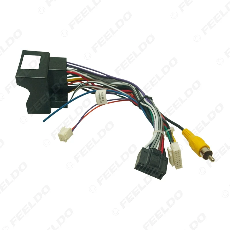 Feel do سيارة 16pin الصوت الأسلاك تسخير لشيري أريزو EX/GX/5X 2019 ما بعد البيع ستيريو تركيب سلك محول #4