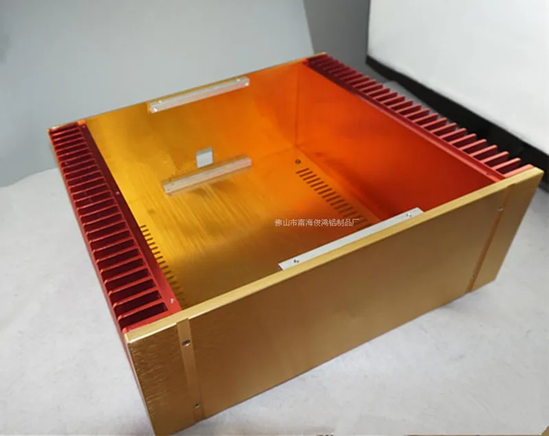 JH68 Hifi Alle Aluminium Audio Versterker Chassis Grote Klasse A Versterker Chassis/Amp Behuizing/Case/Diy Box (430*160*361Mm)