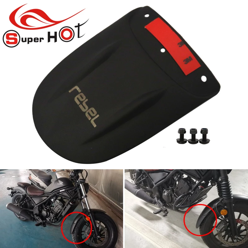 For Honda Rebel500 Rebel300 CMX500 CMX300 Rebel CMX 500 300 Motorcycle Accessories Front Mudguard Fender Rear Extender Extension