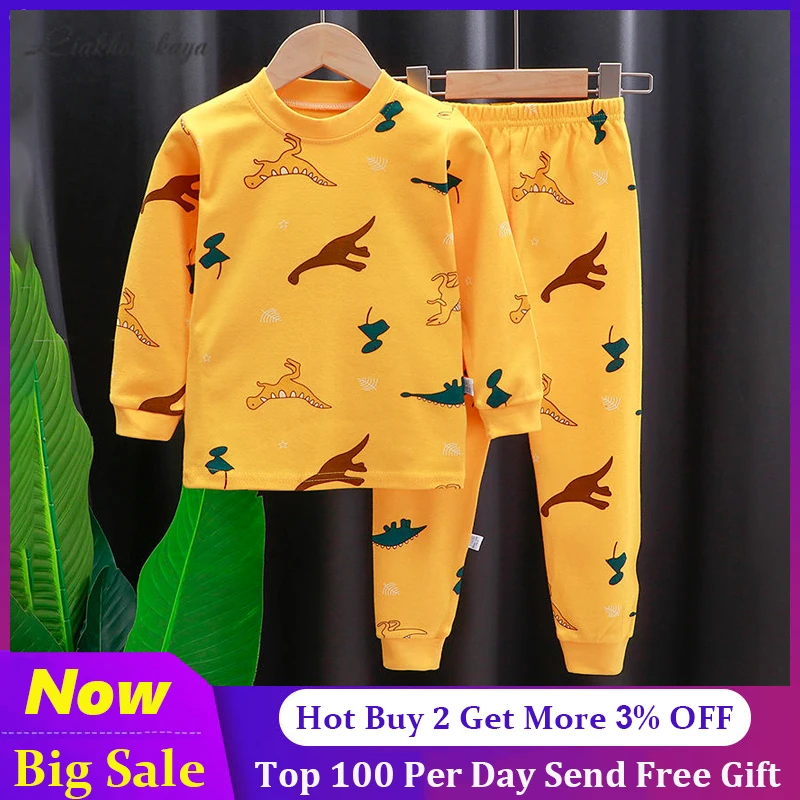 Baby Boy Pajama Set Kids Baby Girl Boys Casual Clothing Costume Long Sleeve Children Sleepwear Outfits Pajamas Sets Clothing