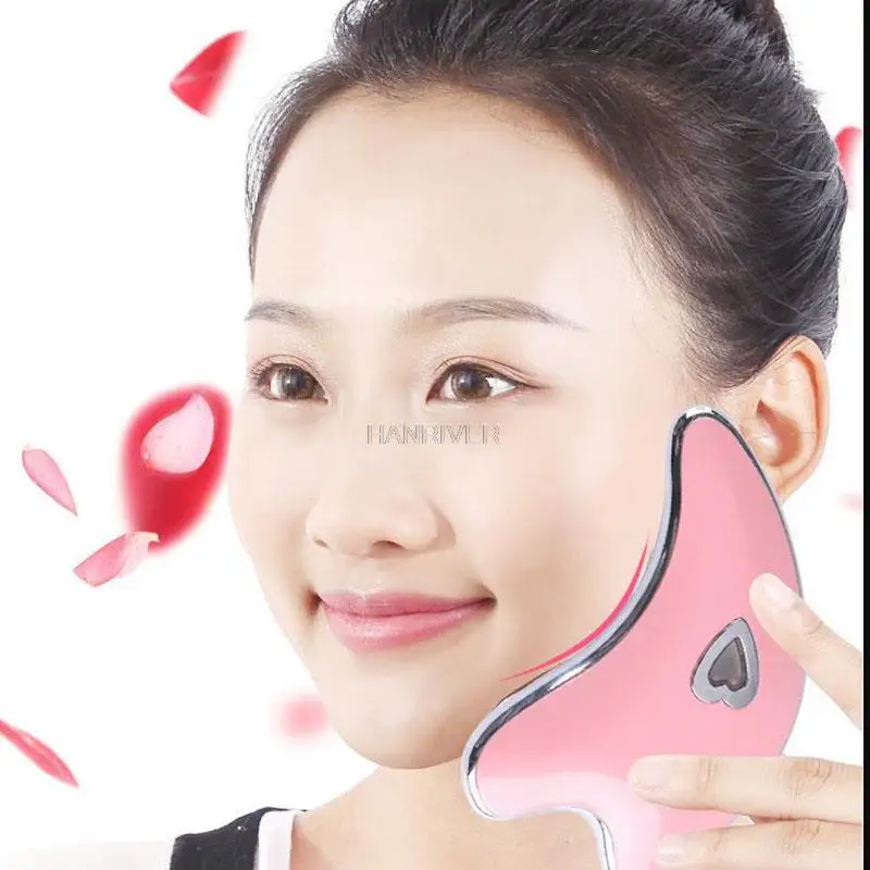 

Mini Electric Facial Scraping Plate Massager Gua Sha Machine Lifting Massage Tools For Body Neck Face Massage Scraping Board