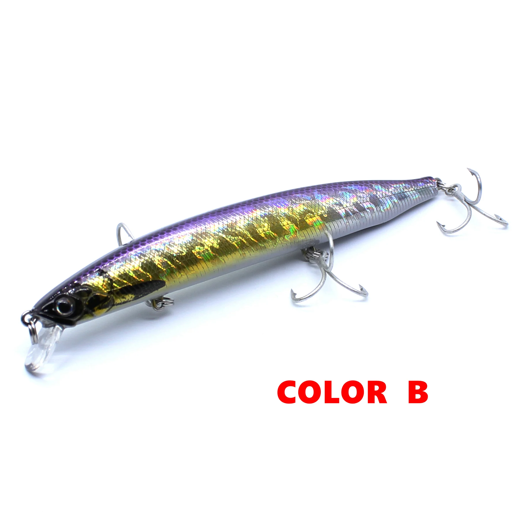 AOCLU Sinking Jerkbait Wobbler 130 mm 20,6 g Tiefe 0,8–1,8 m Harter Köder Minnow Angelköder Magnet Gewichtsübertragungssystem Meeresspiel – Detail 7