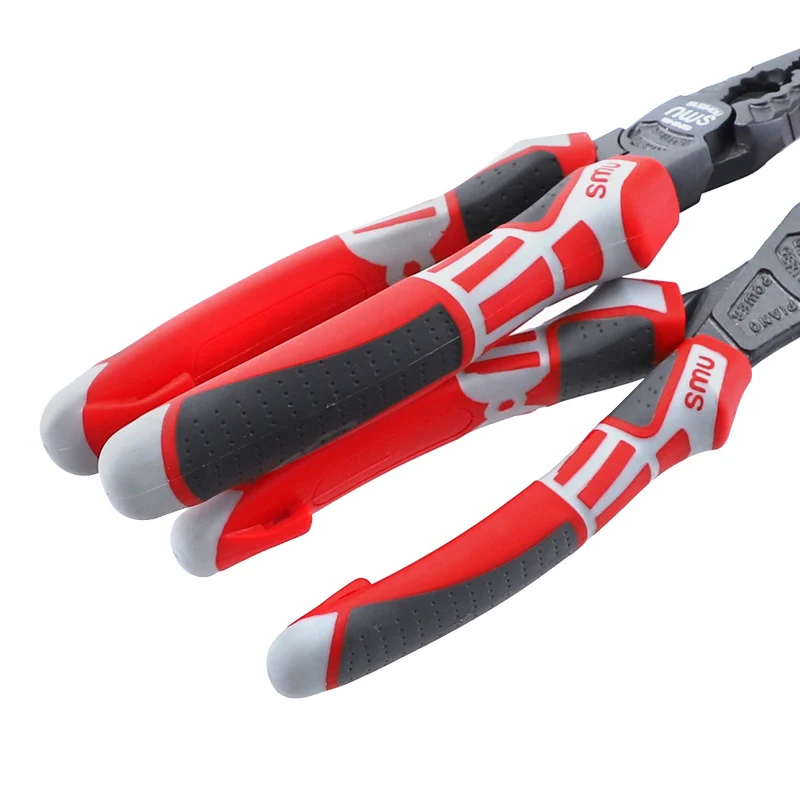 Wire Cutter 6” 7” 8” Industrial Grade CR-V Side Cutters Multifunctional Needle Nose Pliers Cutting Tools for Electrician