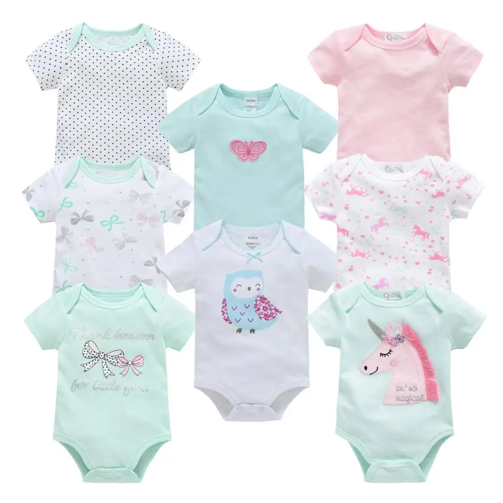 

Roupas Bebe De 0-12M Newborn Baby Girls Bodysuits Infant Cotton Summer Boy Baby Cartoon Clothes Girl Toddler Crawling Clothing