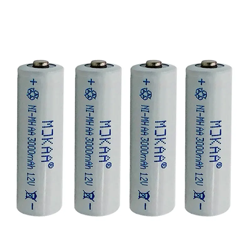 2pc a lot Ni-MH 3000mAh AA Batteries 1.2V AA Rechargeable Battery NI-MH battery for camera,toys