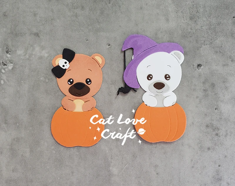 Catlove Halloween Pumpkin Animal Metal Cutting Dies Scrapbooking Stencil Die Cuts Card Making Craft Embossing New Dies For 2020