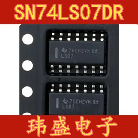 10pcs SN74LS07DR 74LS07 LS07 SOP16 3.9MM