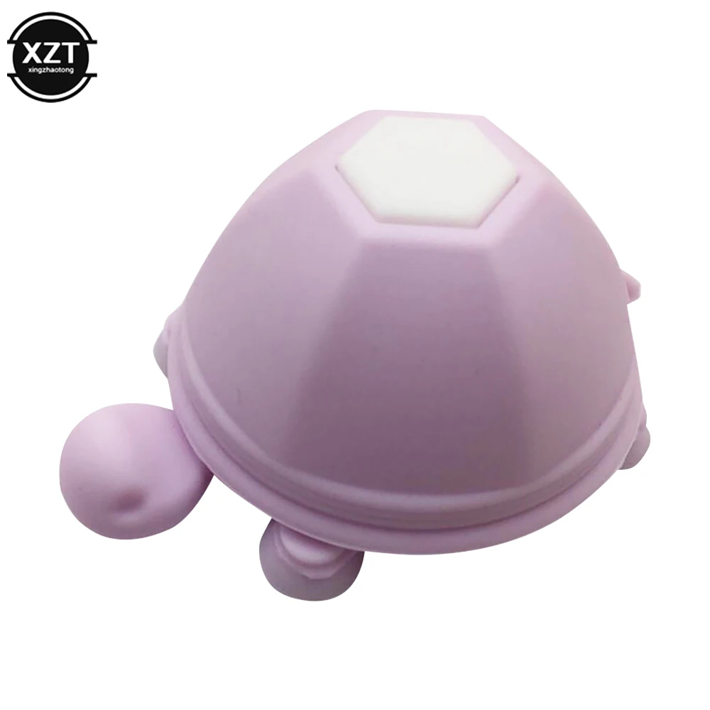 Cartoon Turtle Shape Silicone Cable Winder Protector Desktop Wire Earphone Clip Organizer Line Fixer Novelty Mobile Phone Holder