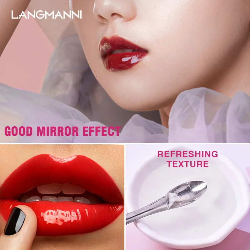 DIY Lippenstift Clear lippenbalsem hydrateren Basisolie Non-stick Lipgloss Grondstof Gel Lippen Gloss T0969