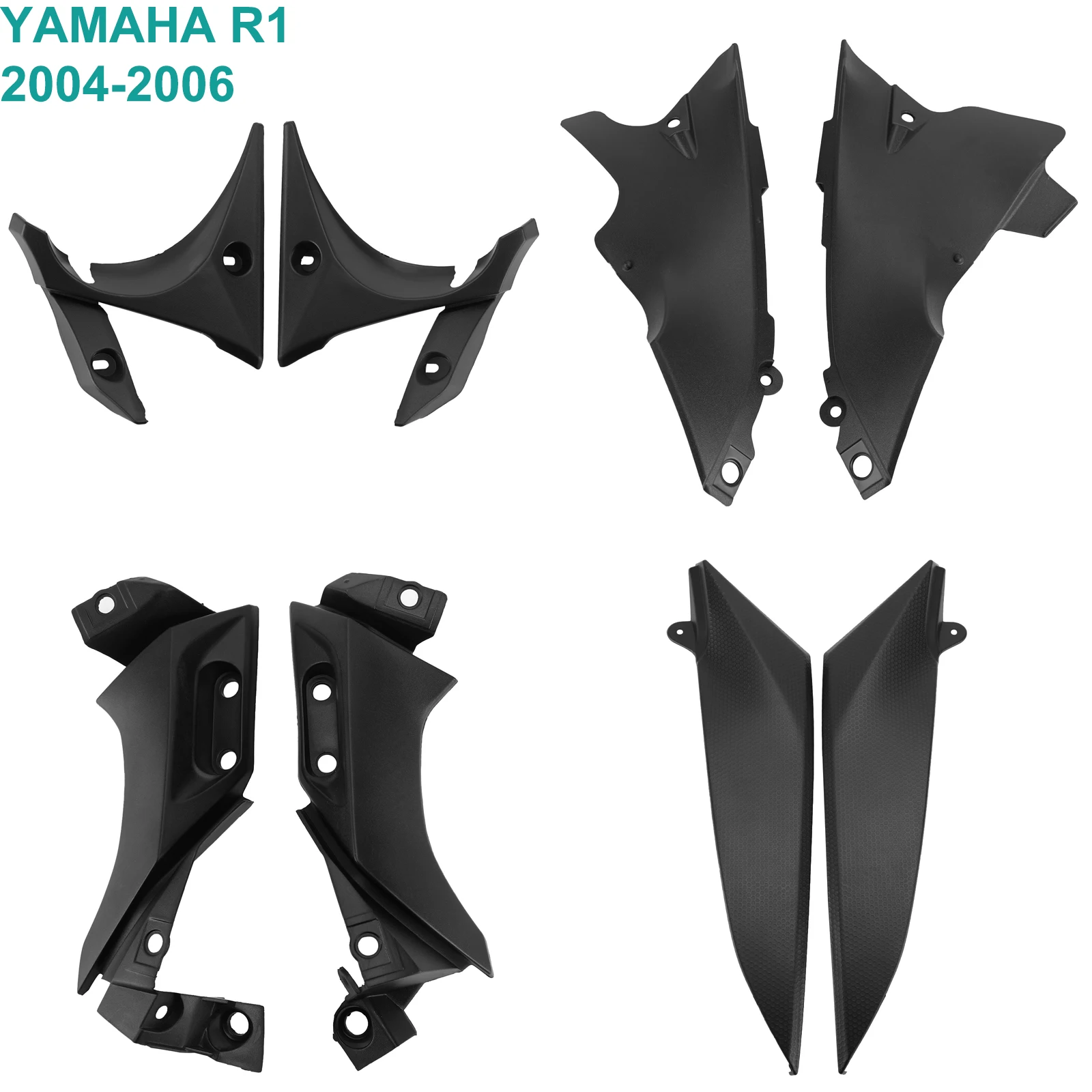 

Artudatech Side Panel Fairing Cowl Cover for Yamaha YZF R1 2004 2005 2006 Accessories