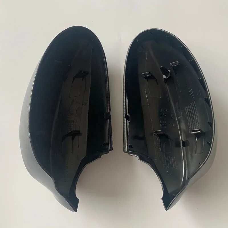 2 Pcs Carbon Fiber Rearview Mirror Cover Caps Shell For BMW 1 3 Series E81 E82 E87 E88 E90 E91 E92 E93 2004-2009 Car Accessories