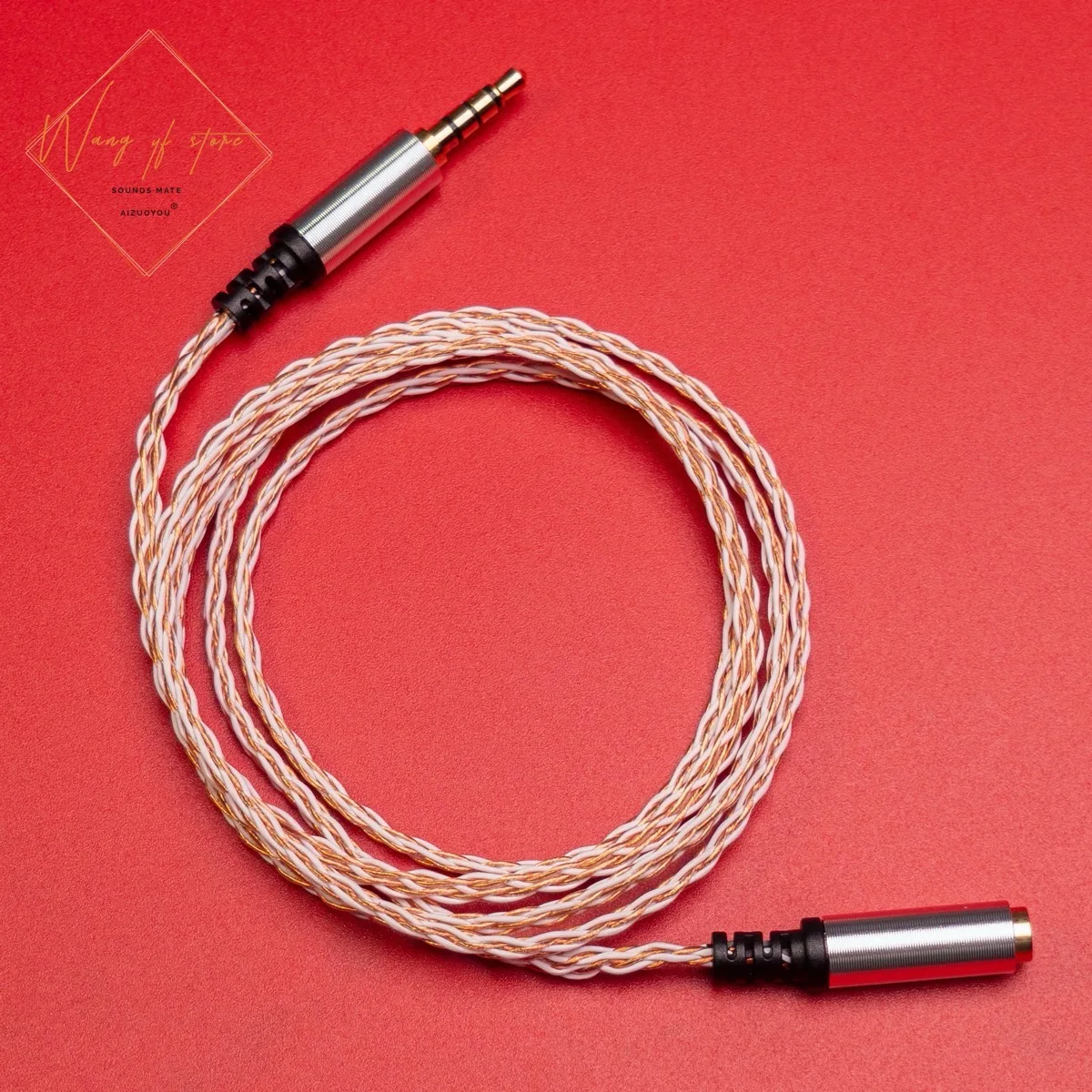 OCC czystego kabel miedziany HIFI Jack 3.5mm rozszerzenie Audio przewód Extender przewód do słuchawki słuchawki