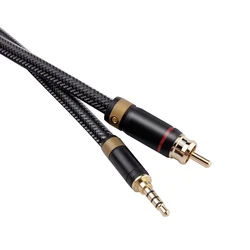 3.5mm do RCA Monster cyfrowy koncentryczny kabel Audio dla MOJO Fiio X7 X3K X5K drugiej generacji M11 M15 TCL Toshiba TV Haibei 75ohm