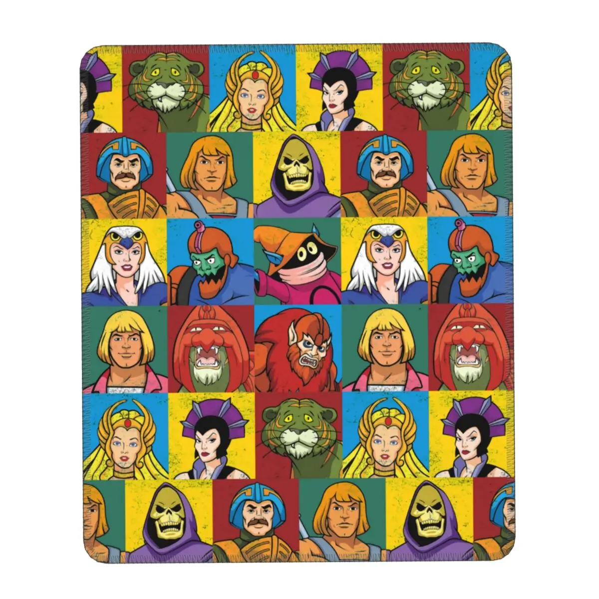 He-Man And Friends Gaming Mouse Pad Non-Slip Rubber Lockedge Mousepad Masters of the Universe Laptop Computer PC Table Mat Pads