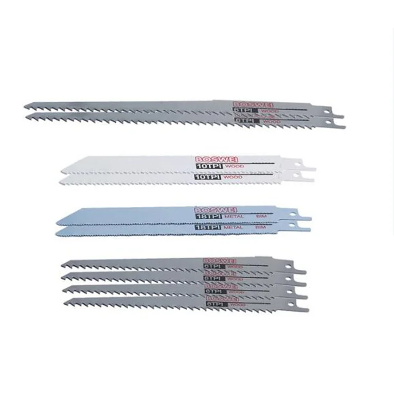 10pcs Jig Saw Blades Reciprocating Saw Metal For Wood Cutting Power Tools Accessories
