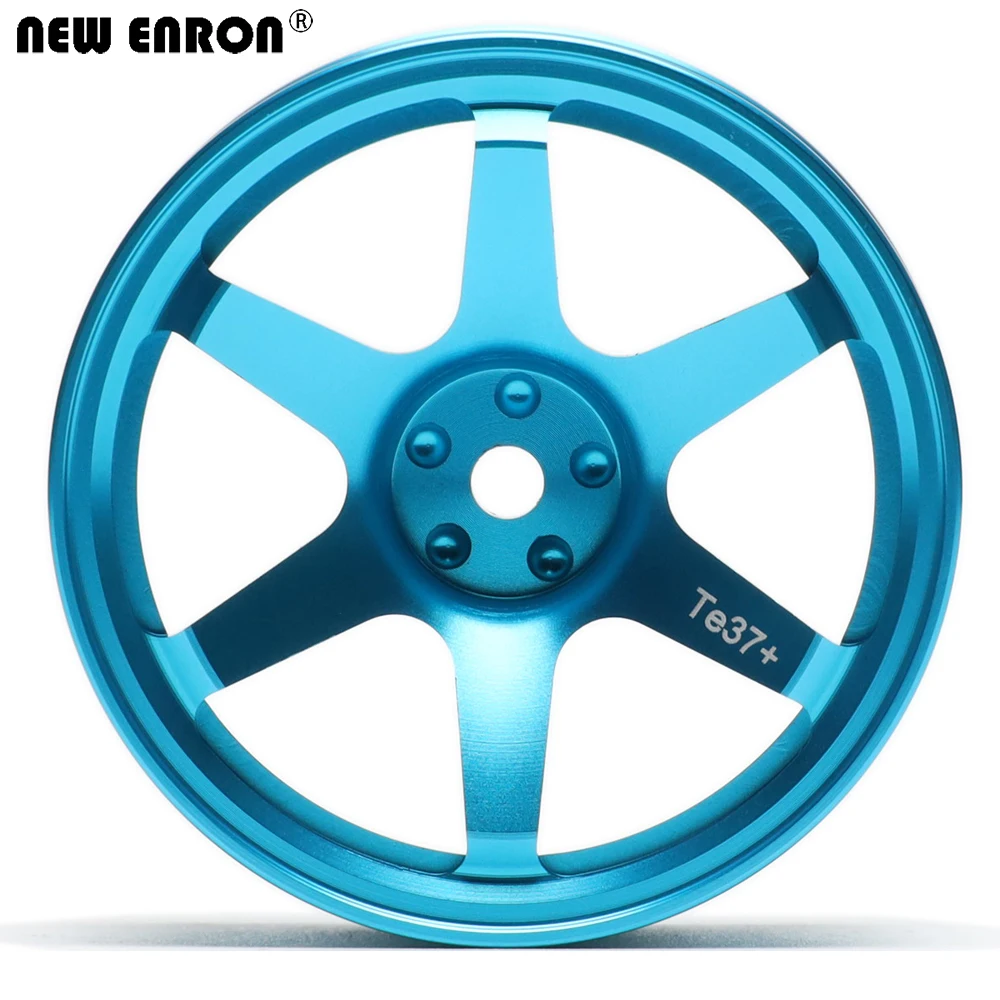 NEW ENRON Aluminum Alloy 6 Spoke 52MM Wheel Rims 4Pcs For RC Car 1/10 On-Road Drift Tamiya HPI Kyosho RedCat SAKURA Traxxas HSP