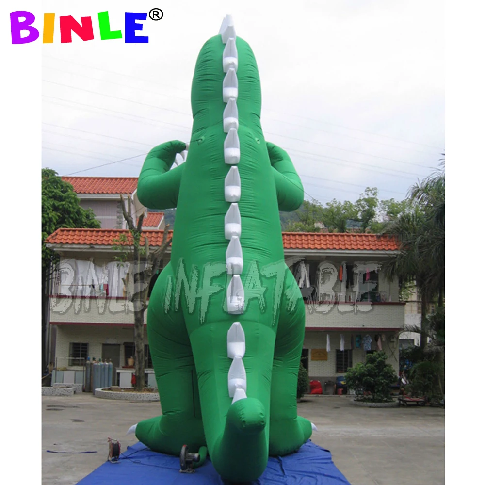 Top quality green large inflatable dinosaur animal giant inflatable dragon for festival decoration