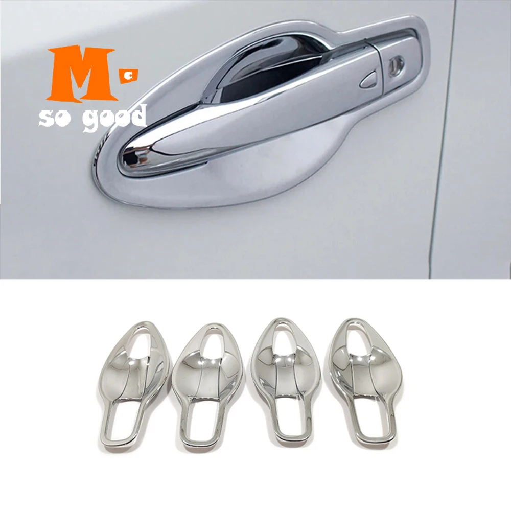 

Chrome ABS Auto Exterior Styling Sticker Accessories Trim 2015 16 17 2018 8pcs for Nissan Qashqai J11 Door Handle Bowl Cover