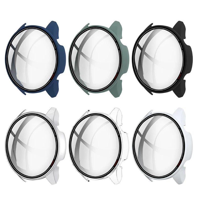 Hard Edge Screen Glass Protector Case Shell Frame For Xiaomi Mi Watch Color Sports Version Smart Watch Protective Bumper Cover