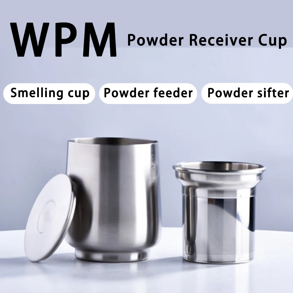 WPM coffee sifter coffee sifter smelling cup powder receiver manual coffee sifter cup Smelling cup powder receiver powder sifter