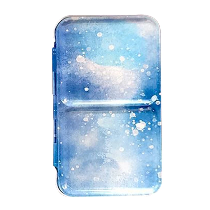 F3MA confezione regalo per acquerello solido per gli amanti della pittura scatola vuota per scatole per acquerelli scatola per pittura per tavolozza hobbista amatoriale