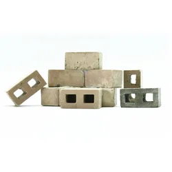 Mini Gypsum Bricks Silicone Mold for Cement Miniature Building Stone Concrete Candle Silicone Mold for Casting Micro Landscape