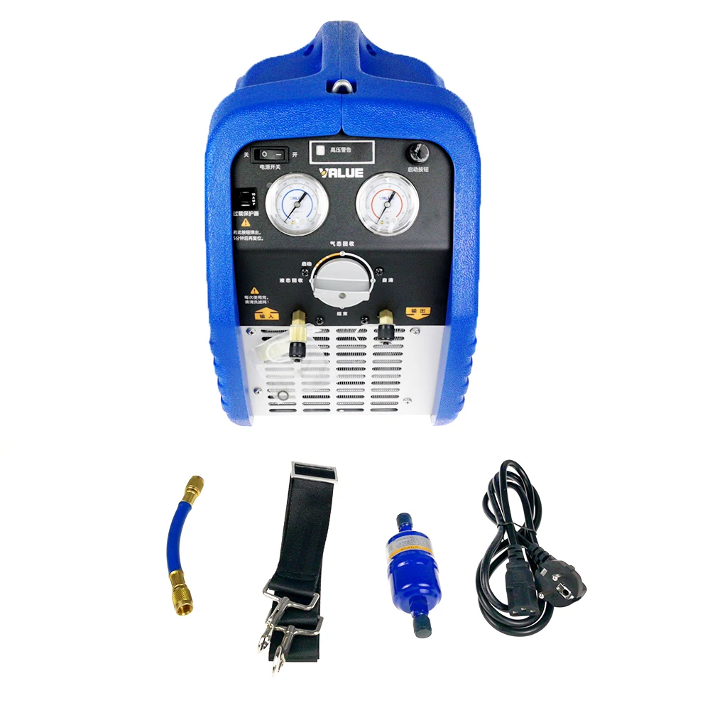 High Reliable Refrigeration Recovery Tools Units VRR24L / VRR12L Compliant Portable 1/2HP Two-cylinder Air Conditioning