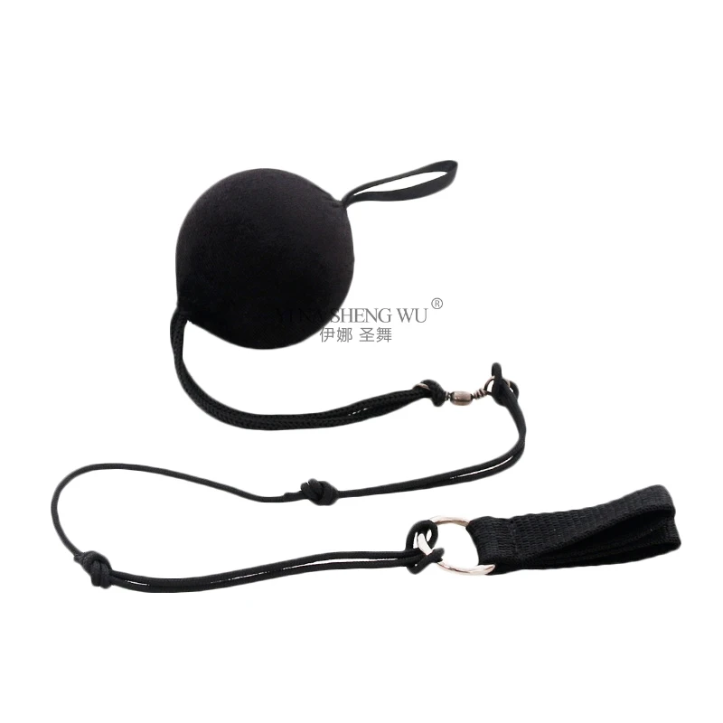 Boule de danse du ventre ajustable, 1 pièce/1 paire, accessoire de Performance sur scène, voile en soie, noire