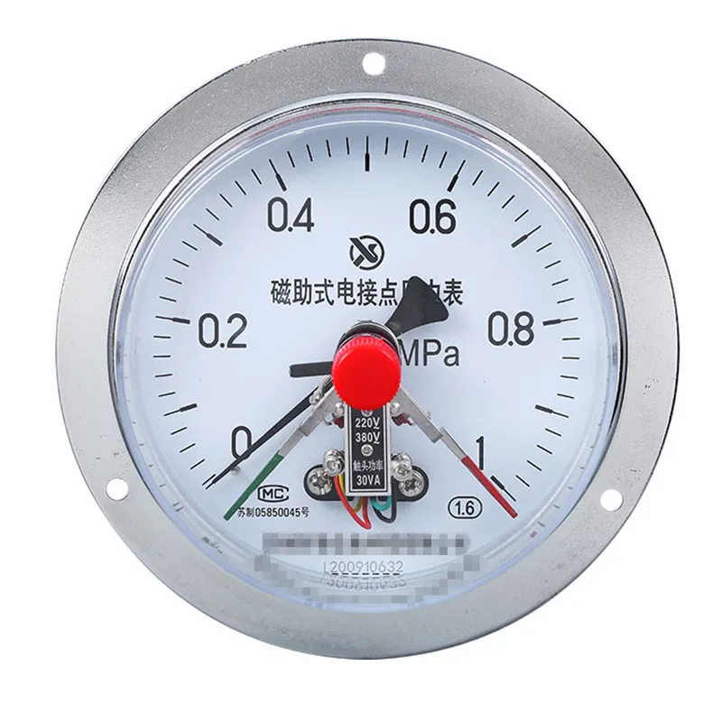 30VA Axial Magnetic Assisted Electric Contact Pressure Gauge Panel Pressure Controller